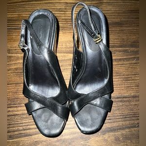 Aldo Slingback Cork Wedges